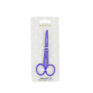 Epoxy scissors black and purple