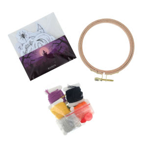 Halloween embroidery kit