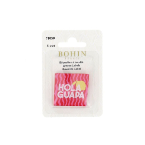 Sew-on label – Hola Guapa – Blister of 4 labels