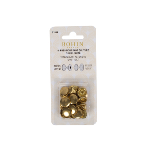 Non-sew fasteners refill for medium fabrics