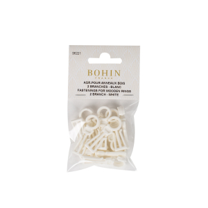 Plastic fastening for wooden rings 