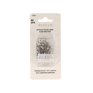 Glass head "extra-fine" pins M7