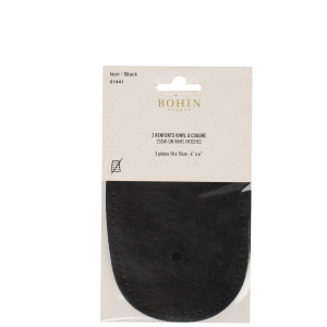 Sew-on oval vinyl repair patches