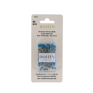 Murano glass head pins