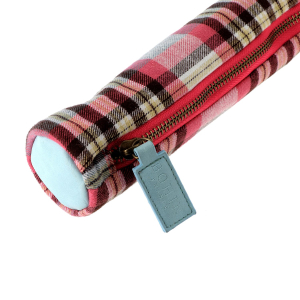 Knitting crochet tartan hooks case 