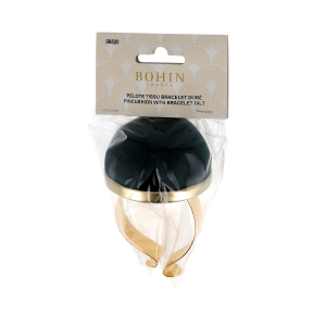 Velvet pincushion with metallic bracelet assortment (x4)