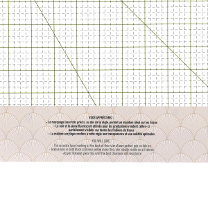 Square quilting ruler high strengh