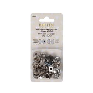 Non-sew fasteners for heavy fabrics