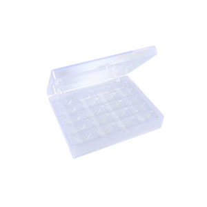 Square plastic bobbins cases