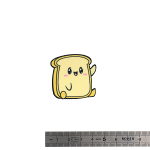 IRON-ON-PATCHES "MINIPATCHI" - TOAST