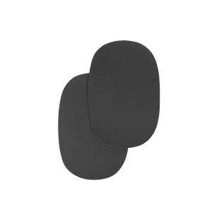 Sew-on oval vinyl repair patches