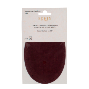 Suede iron on oval repair patches
