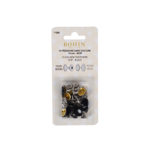 Non-sew fasteners refill for medium fabrics