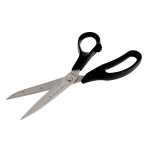 Graduated blade scissors