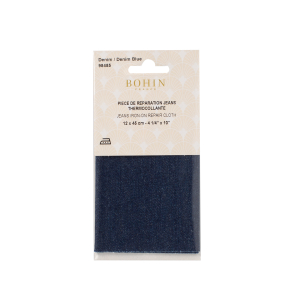 Pièce de réparation thermocollante pour jeans