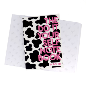 DIY NOTE BOOK - A5 - Cow