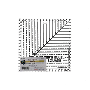 Quilter's squared rulers