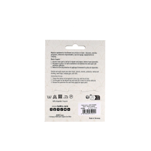 PIECE NYLON AUTOCOL. 2x 10*12cm - VERT POMME