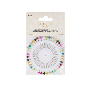 Pearlished head pins