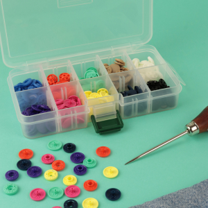 "FINGER SNAP" BUTTON 13mm 1/2"-BOX OF 80 assorted