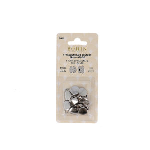 Light fabrics non sew fasteners "metal" refill