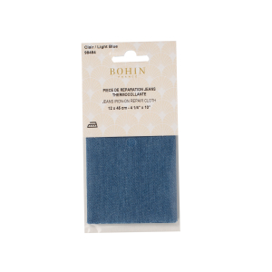 Pièce de réparation thermocollante pour jeans