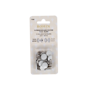 Non-sew fasteners refill for medium fabrics