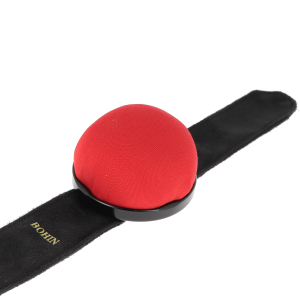  Velvet pincushion with slap bracelet
 