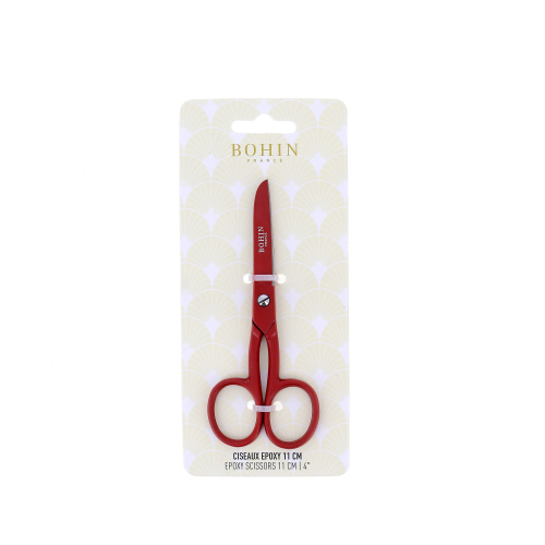 Epoxy scissors 11 cm - Red
