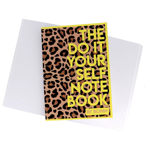 CARNET A5 'DIY NOTE BOOK" - Leopard
