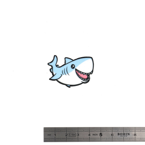 IRON-ON-PATCHES "MINIPATCHI" - SHARK
