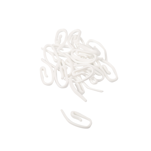 Plastic curtain hooks