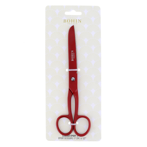 Epoxy scissors 17 cm - Red