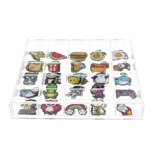 Minipatchi – Display of 25 cute iron-on patches - 125 pcs