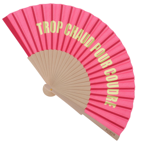 Éventail "Trop chaud pour coudre"