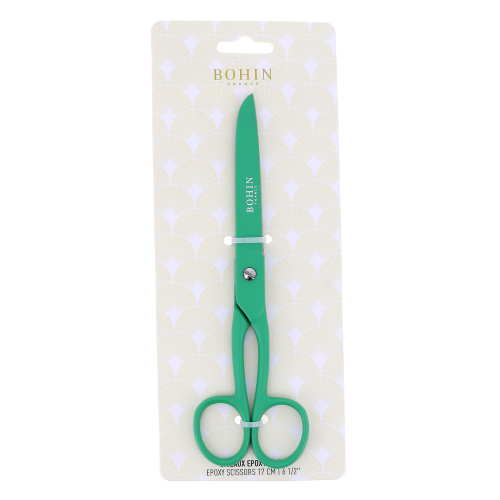 Epoxy scissors 17 cm - Green