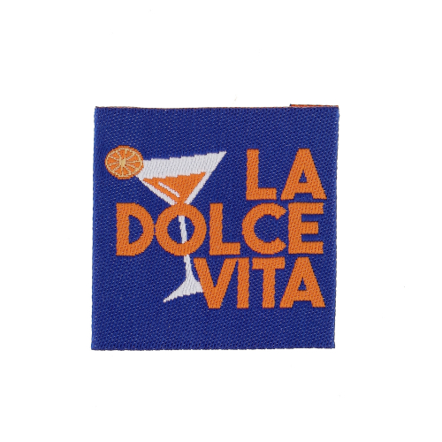 Sew-on label – La dolce vita – Bulk