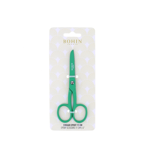 Epoxy scissors 11 cm - Green